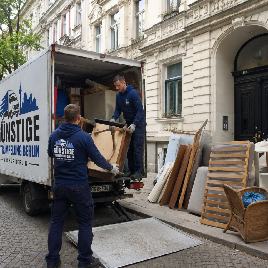 Entrümpelung eines Hauses in Berlin inklusive Möbelentsorgung
