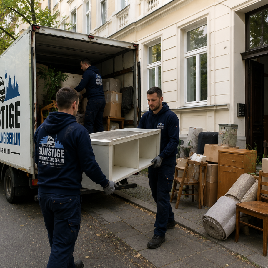 Haushaltsauflösung in Berlin mit schneller und sauberer Arbeitsweise
