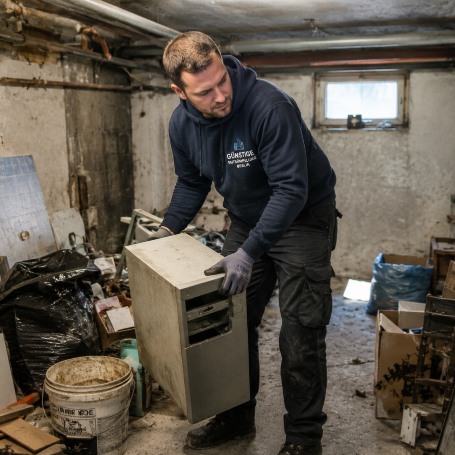 Fachgerechte Räumung einer Wohnung in Berlin nach einem Umzug
